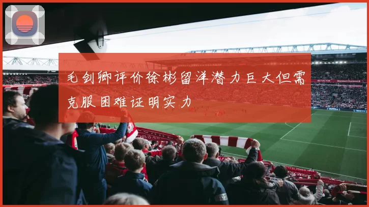 毛剑卿评价徐彬留洋潜力巨大但需克服困难证明实力